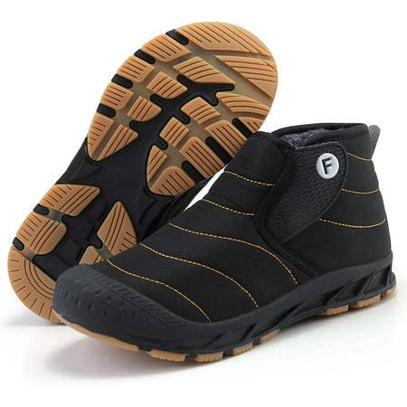 

Winter Snow Ankle Boots Fur Lining Waterproof Outdoor Slip On Booties Sneakers for Women and Men