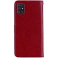 thumbnail image 4 of Compatible with Samsung Galaxy A51 5G Case Glitter Stylish Crystal Owl with Wrist Strap Kickstand Magnetic Leather Wallet for Women Flip Phone Case for Samsung Galaxy A51 5G Red YK, 4 of 7