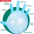 thumbnail image 3 of Guantes desechables de nitrilo Kebada D1 para limpiar alimentos 1000CT, 3 of 6