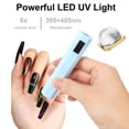 thumbnail image 4 of Deago U V Light for Nails – Handheld U V Lamp for Gel Nails LED Nail Lamp Portable Mini Nail Dryer for Curing Gel Polish Nail Glue Gel USB Nail Art for Home DIY Manicure, 4 of 9