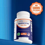 Vitamatic Quercetin 500mg Supplement - 120 Veggie Capsules, 4.35
