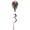 Blended Rainbow, variant on In the Breeze 1029 — Mini Rainbow Blended Hot Air Balloon Wind Spinner, Hanging Yard Spinner