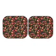 thumbnail image 7 of Goofa Rose Flowers Pattern 2 Piece Car Windshield Sun Shade Foldable | Front Windshield Shade for Sun, Heat and UV Rays | Sunshade for Car Front Window-, 7 of 7