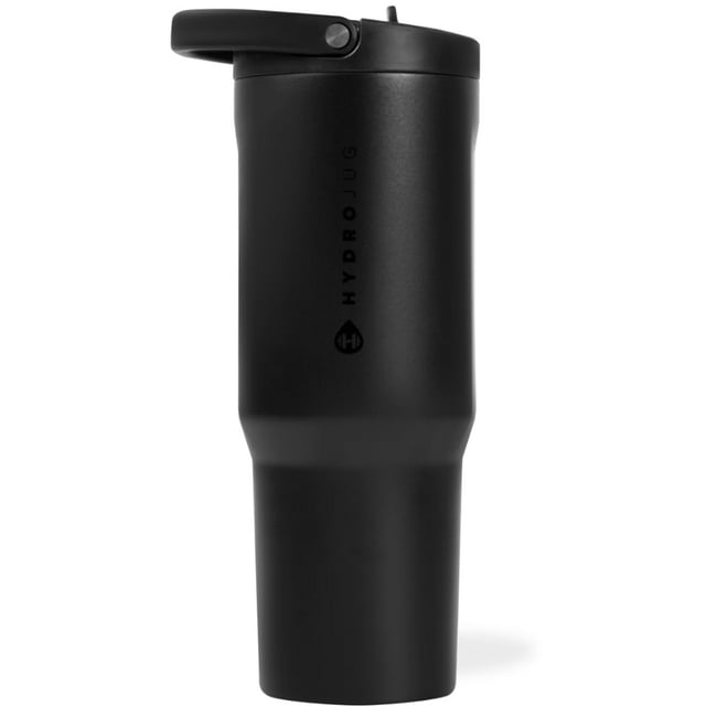 Botella de agua HydroJug Sport de acero inoxidable 1.2 L negra