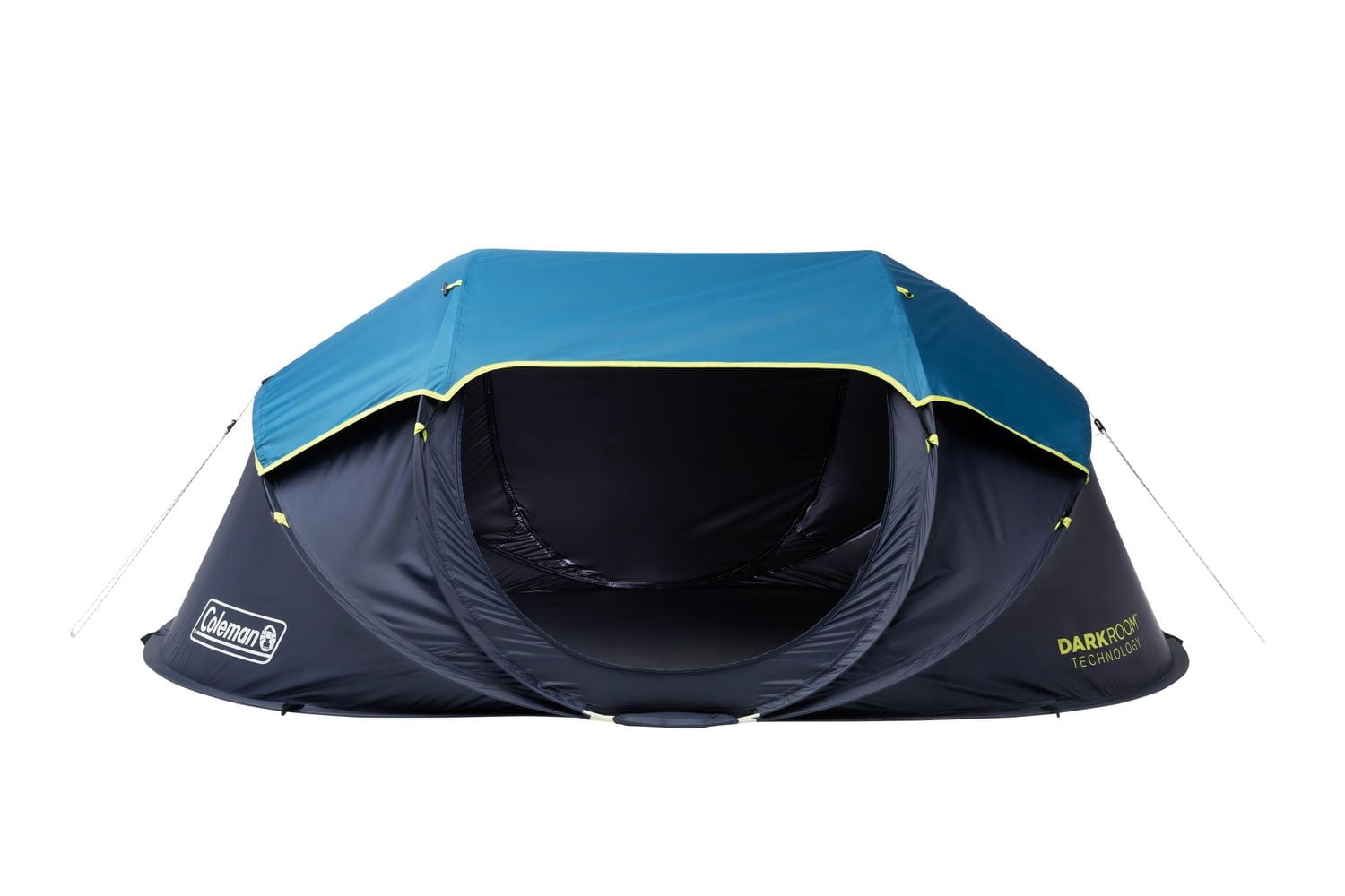 Tente de Camping de Coleman 2-Personne Dépliable avec Technologie Dark Room™, Bleu
