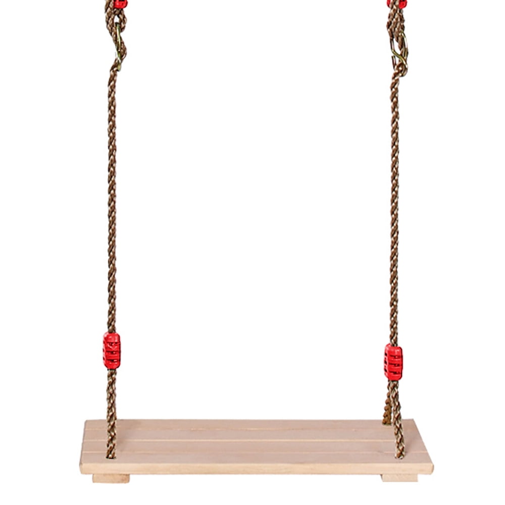 Balançoire réglable en bois pour portique - Happy Garden Balançoire réglable en bois pour portique - Happy Garden