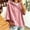 Pink, variant on Xdegoge Womens Short Sleeve Hoodies Casual Loose Fit Lightweight Drawstring Sweatshirts Comfy Basic Tunic Fall Summer Pullover Tops