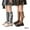 Grey + Coffee, variant on Esaierr kids Girls Uniform Knee High Socks Toddler soft Cotton Socks with Bunny Comfort Girls Socks for 2 Pairs 3-12Y