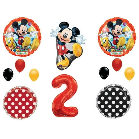 2nd MICKEY MOUSE Two-Dles Birthday Party Balloons Decoration Supplies Second