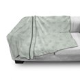 thumbnail image 3 of Mint Soft Flannel Fleece Throw Blanket, Retro Polka Dots Pattern Old Fashion Classic Spots Circles Nostalgic Artwork, Cozy Plush for Indoor and Outdoor Use, 70" x 90", Almond Green, by Ambesonne, 3 of 6