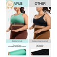 thumbnail image 3 of Sujetador deportivo VFUS High Impact con cremallera frontal ajustable 3XL Cloud Cream, 3 of 6