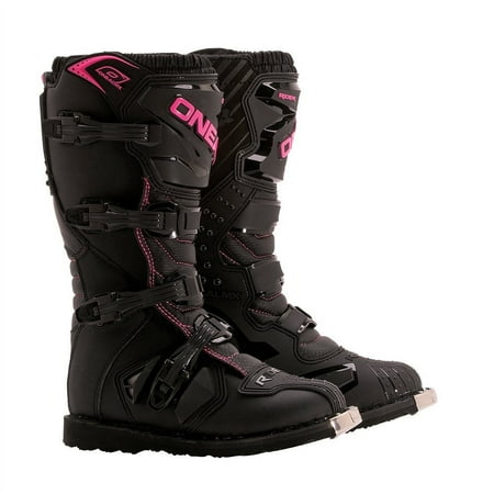 Womens Motocross Boots - Oneal 2017 Womens Rider Offroad Motocross Boots Black - Pink/Black - 0324