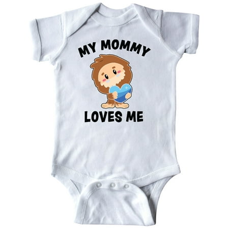 

Inktastic Cute Bigfoot My Mommy Loves Me Gift Baby Boy Bodysuit