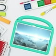 thumbnail image 6 of Dteck Case for Samsung Galaxy Tab A9+ / A9 Plus 11", Lightweight EVA Shockproof Handle Kids Case with Kickstand Cute DIY Accessories,Green (Cartoon Letters), 6 of 6