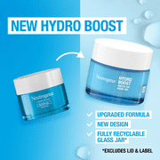 Neutrogena Hydro Boost Hyaluronic Acid Hydrating Water Gel Daily Face Moisturizer for Dry Skin, Oil-Free, Non-Comedogenic & Dye-Free Face Lotion, 1.7 oz/50 ml