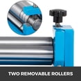 thumbnail image 4 of Máquina de rollo deslizante VEVOR SJ 300, ancho máximo de formación de 12 pulgadas/300 mm y rodillo de chapa de metal de 1 mm de espesor, rollo deslizante manual con manivela, 4 of 8