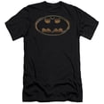 thumbnail image 2 of Batman Black & Gold Embossed S/S Adult 30/1 T-Shirt Black, 2 of 2
