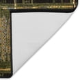 thumbnail image 5 of ESENCIA Indoor/Outdoor Power Loomed Latex Back Non Slip Mat - Traditional Stripe Lodge Southwestern Colorful (Tribal Stripe Green) (1'11" x 4'11"), 5 of 5