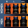 thumbnail image 4 of Men Women Sauna Vest Sweat Tank Top Shapewear Weight Loss Workout Shirt Waist Trainer Vest Slim Corset, 4 of 9
