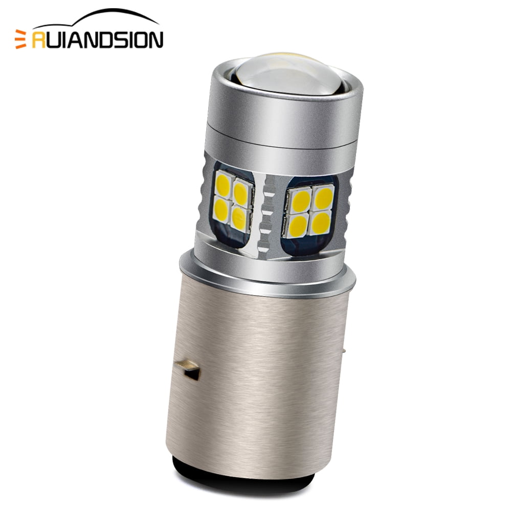 Ruiandsion P45T LED Ampoule Phare De Moto R2 Lumière De Conduite 24V