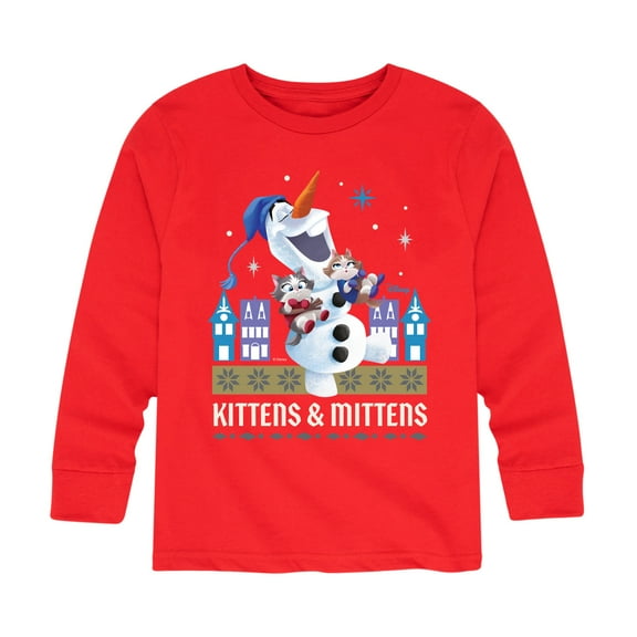 Frozen 2 - Kittens And Mittens - Toddler And Youth Long Sleeve Graphic T-Shirt