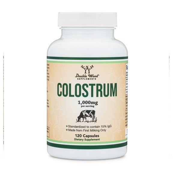 Colostrum, Supports Immune Health, 120 Capsules, Double Wood Supplements