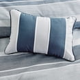 thumbnail image 5 of Chezmoi Collection Cabana 7-Piece Yarn-Dyed Striped Jacquard Comforter Set, 5 of 9