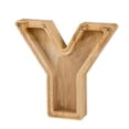 thumbnail image 4 of Hucha de madera con 26 letras en inglés, adornos de madera, hucha de acrílico transparente, 4 of 6