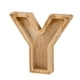 thumbnail image 2 of Hucha de madera con 26 letras en inglés, adornos de madera, hucha de acrílico transparente, 2 of 6