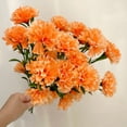 thumbnail image 6 of Artificial Carnation Flower Set with 7 Stems and 14 Blooms, Lifelike Wedding Photography Floral Decor, Home Decoration for Mother's Day Gift, Faux Flower Arrangement for Indoor Outdoor Display, 6 of 9