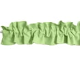thumbnail image 2 of Solid Poplin Curtain Sleeve Topper Tea Green, 2 of 2