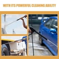 thumbnail image 4 of 3pcs Pressure Washer Telescoping Wand with High Pressure Hose Nozzle Gutter Cleaning Tools Power Washer Extension for Areas Gutters, 4 of 5