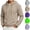 Camel, variant on HAJWOH Mens Hoodie Pullover Pocket Winter Warm Adjustable Drawstring Hood, Kangaroo Pocket,Machine Wash