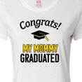 thumbnail image 4 of Inktastic Congrats My Mommy Graduated with cap Women's T-Shirt, 4 of 5