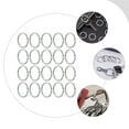 thumbnail image 6 of 100Pcs Metal Key Rings Round Key Rings Round Split Key Rings for Key Chains, 6 of 6