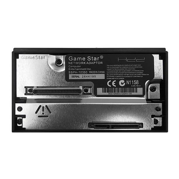 Consola de juegos Tarjeta de red con adaptador HDD SATA de 2,5/3,5 pulgadas para PS2 (SATA) Likrtyny Para estrenar