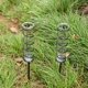 thumbnail image 4 of Pluviómetro de tubo de vidrio transparente, estaca de pie para jardín con 5 tubos, 2 soportes para una fácil instalación, medición precisa de la precipitación para césped, jardín y, 4 of 7