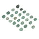 thumbnail image 2 of Juego de 25 uds de piedras rúnicas talladas a mano, Aventurina verde pulida, alfabeto portátil grabado para personas mayores para profesionales principiantes, 2 of 12