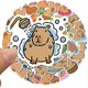 thumbnail image 4 of 100Pcs Capybara Sticker Waterproof PVC Cartoon Animal Sticker Set Cute Capybara Sticker Water Bottle Bicycle Motorcycle, 4 of 4