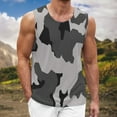 thumbnail image 2 of Beshee Tank Tops Men, Men's Summer Outdoor Digital Print Casual Holiday Street Hipsters Sleeveless Tank Top Mens Shirts Hot Pink XXXL, 2 of 6