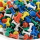 thumbnail image 1 of Amazon Basics Chinchetas, colores surtidos, punta de acero, 100 unidades oso de fresa Electrónica, 1 of 5
