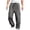 Dark Gray 10, variant on BLTIBY Men's Workout Pants Straight-Fit Stretch Drawstring Fitness Sweatpants Multi-Pockets Casual Loose Comfort Joggers Tactical Working Lightweight Elasticated Pants Trousers Dark Gray 10 2XL