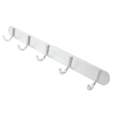 Unique Bargains Home Wall Mounted 5 Hooks Clothes Handbag Coat Hook Unique Bargains Home Wall Mounted 5 Hooks Clothes Handbag Coat Hook Rack Rail