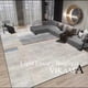 thumbnail image 3 of VIKAMA - Alfombra geométrica de lujo de terciopelo de cristal, ligera, para dormitorio, mesita de noche, sala de estar, sofá, antideslizante, resistente a la suciedad, lavable, 3 of 5