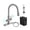 Nickel, variant on Sunset 4-in-1 Single Handle 17.5 in. Faucet for Instant Hot Water Dispensor with Boiler Tank and Filter in Matte Black