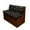 American Flag Camo, variant on XYZCANDO American Flag Eagle RV Dinette Cushion Covers Washable Sofa Slip Covers for 2 Seat Cushion Couch Stretchable Travel Trailer Accessories Loveseat Sofa Chair Cover Furniture Protector Black