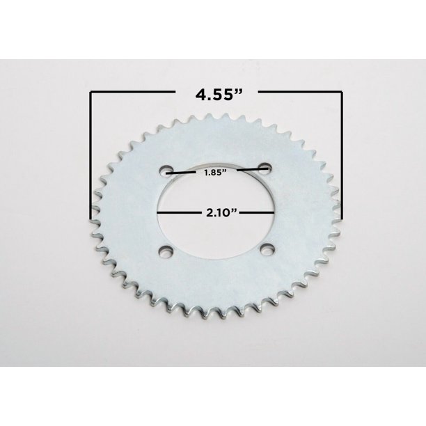 Sprocket chain wheel drive gear 44T T8F 8mm 4 hole f rear GoKart ATV