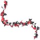 thumbnail image 2 of Hanging Decoration Maple Leaf Vine Shape For Office Decor 175CM Realistic 1Set, 2 of 5