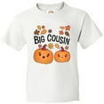 thumbnail image 3 of Inktastic Big Cousin Pumpkins with Fall Leaves Youth T-Shirt, 3 of 5