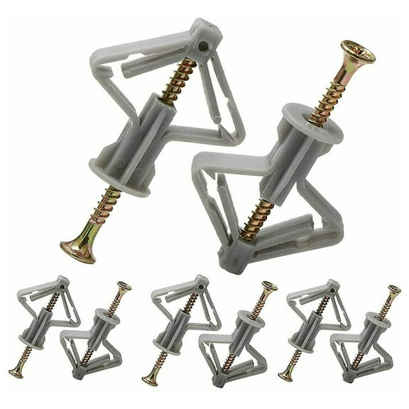 50Pcs Self-Drilling Drywall Anchor Kit - Hollow Wall Anchors With Screws YIWEI